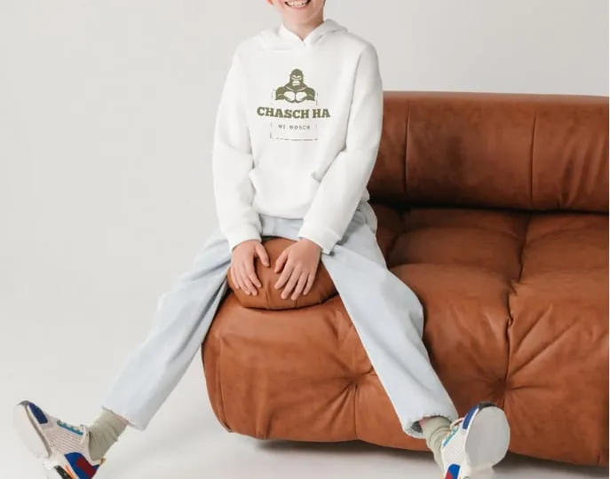Hoodie mit chasch ha Logo