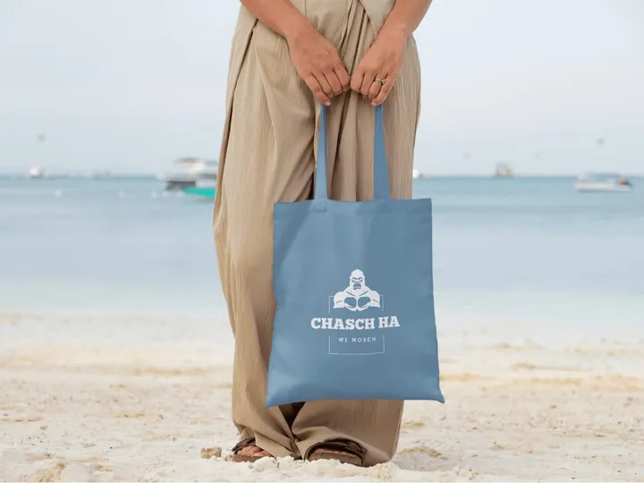 Stofftasche mit chasch ha Logo